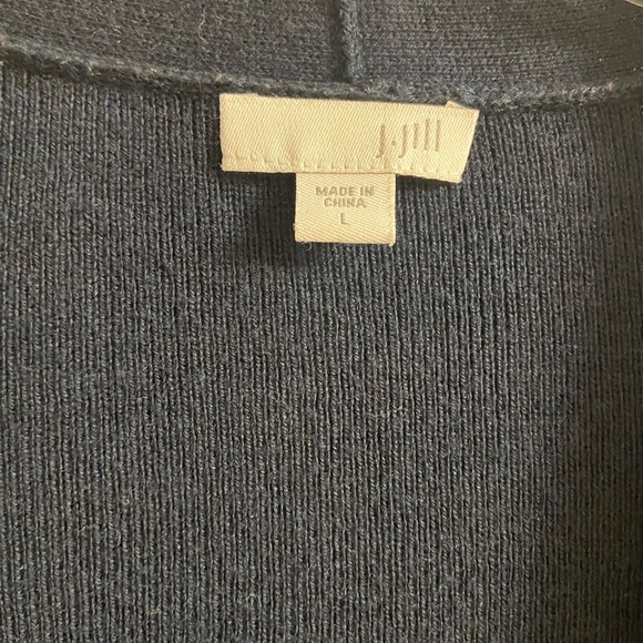 J. Jill Deep Blue‎ Open Front Cardigan - Picture 6 of 7